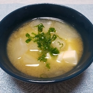 冬瓜&豆腐の味噌汁